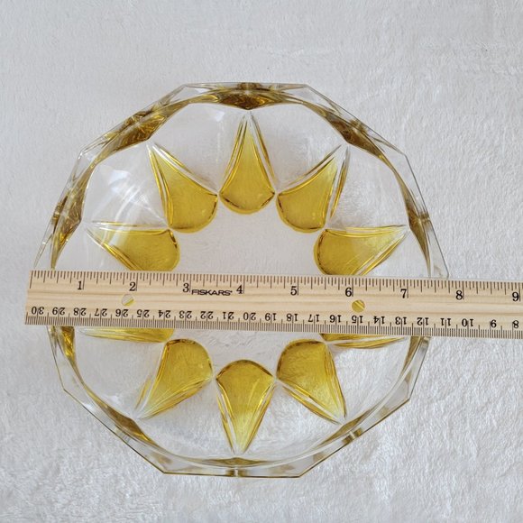 Vintage Glass Sun Design Bowl - Picture 7 of 9